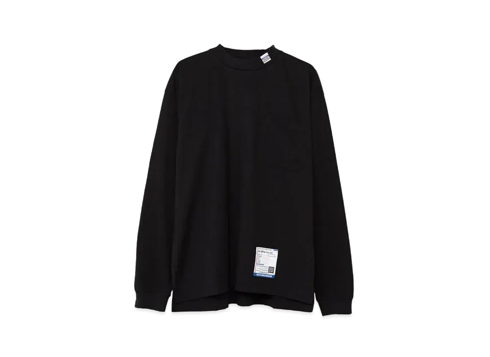 Maison MIHARA YASUHIRO Embroidery Long Sleeve T-shirt "Black"