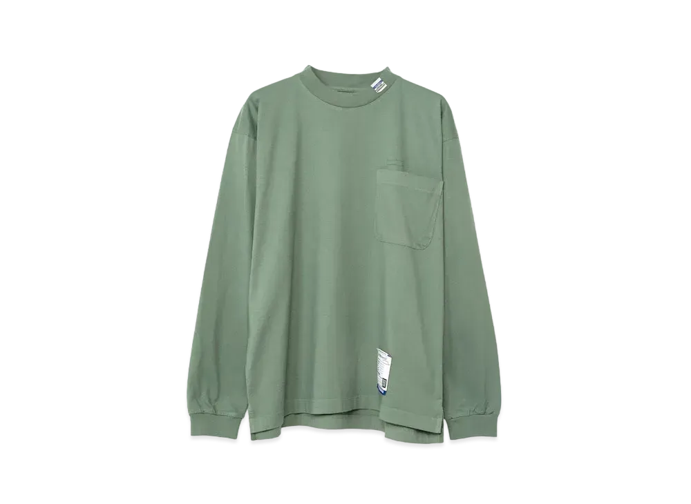Maison MIHARA YASUHIRO Embroidery Long Sleeve T-shirt "Green"
