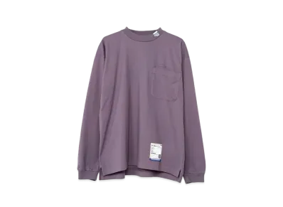 Maison MIHARA YASUHIRO Embroidery Long Sleeve T-shirt "Purple"