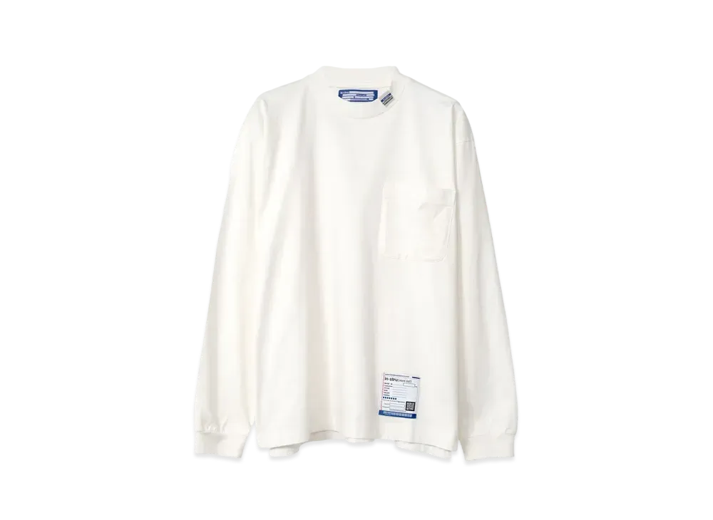 Maison MIHARA YASUHIRO Embroidery Long Sleeve T-shirt "White"