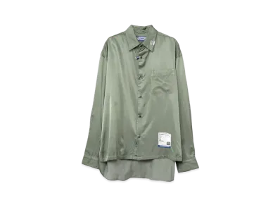 Maison MIHARA YASUHIRO Satin Shirt "Green"