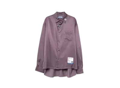 Maison MIHARA YASUHIRO Satin Shirt "Purple"
