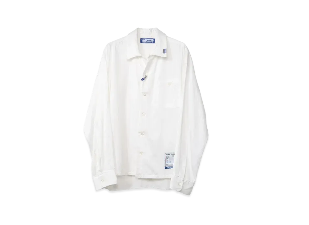 Maison MIHARA YASUHIRO Satin Shirt "White"
