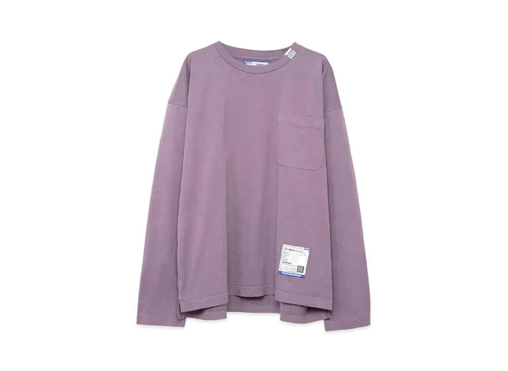 Maison MIHARA YASUHIRO Heavy Weight Long Sleeve T-shirt "Purple"