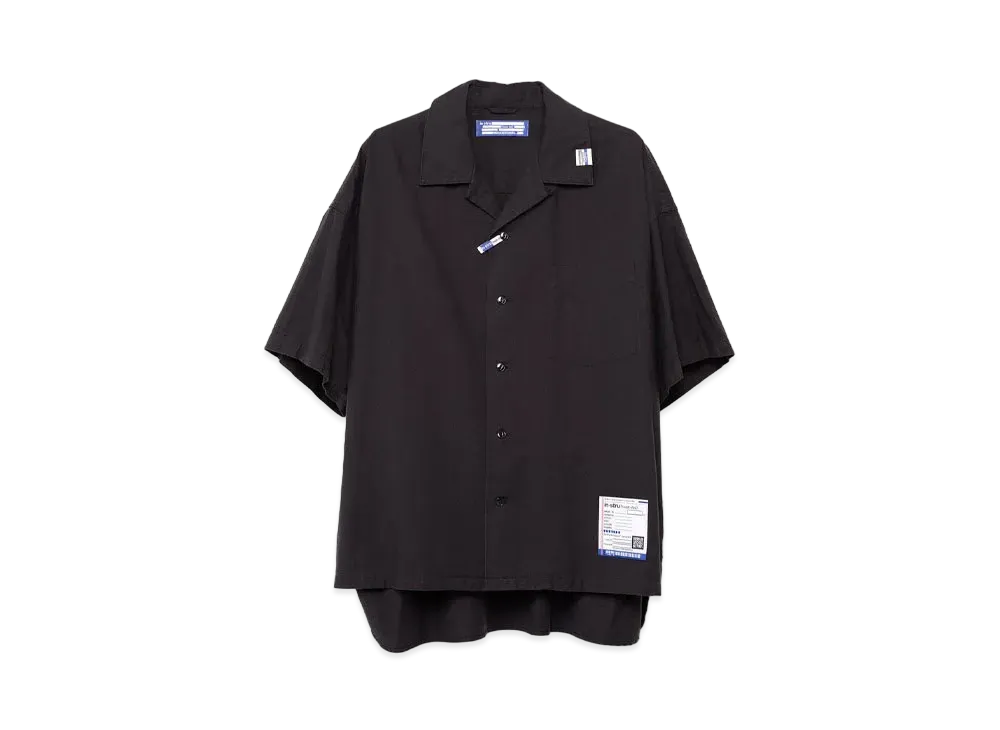 Maison MIHARA YASUHIRO Short-Sleeve Oxford Shirt "Black"