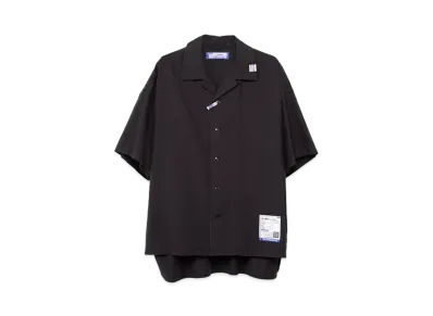 Maison MIHARA YASUHIRO Short-Sleeve Oxford Shirt "Black"