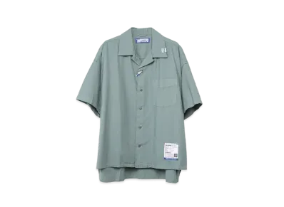 Maison MIHARA YASUHIRO Short-Sleeve Oxford Shirt "Green"