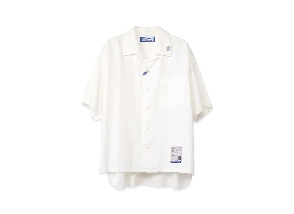 Maison MIHARA YASUHIRO Short-Sleeve Oxford Shirt "White"
