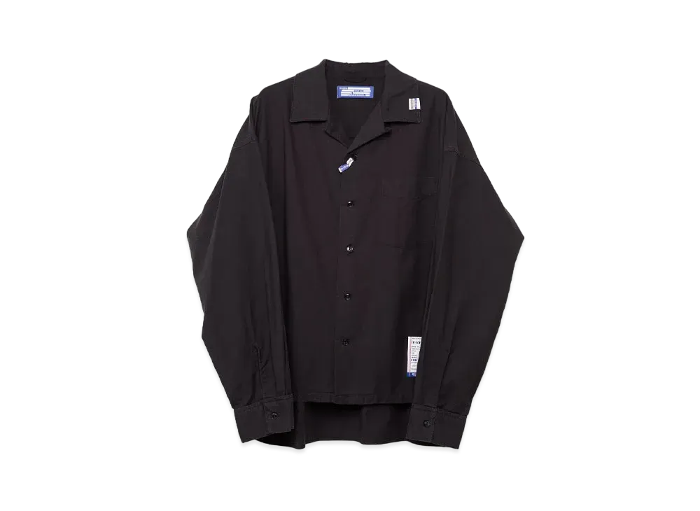 Maison MIHARA YASUHIRO Long-Sleeve Oxford Shirt "Black"