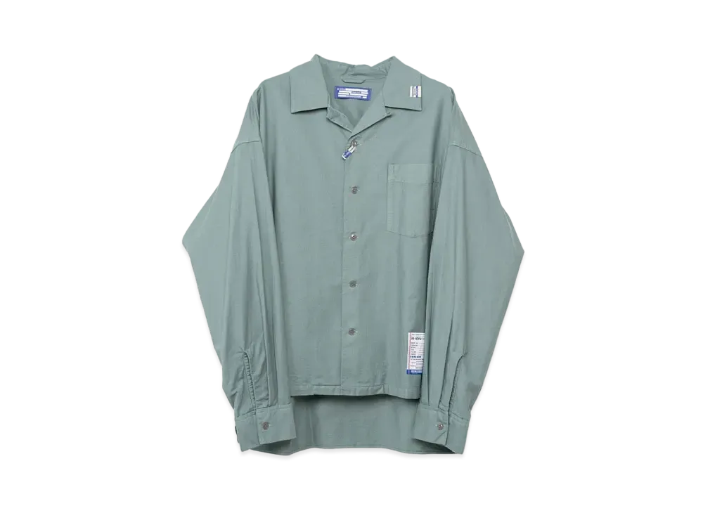 Maison MIHARA YASUHIRO Long-Sleeve Oxford Shirt "Green"