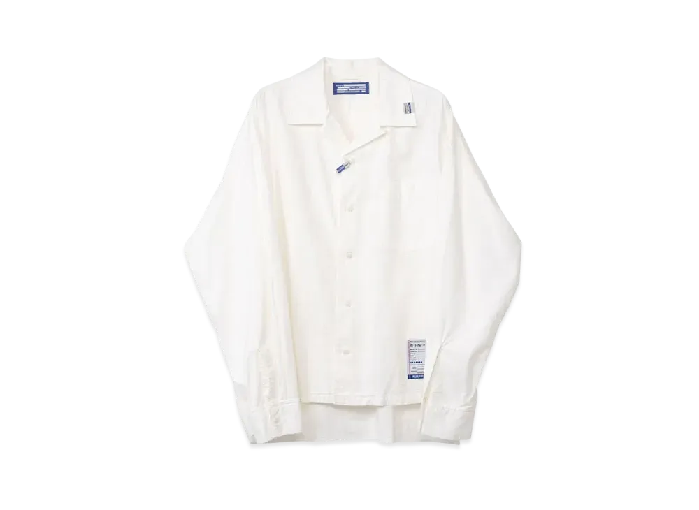 Maison MIHARA YASUHIRO Long-Sleeve Oxford Shirt "White"