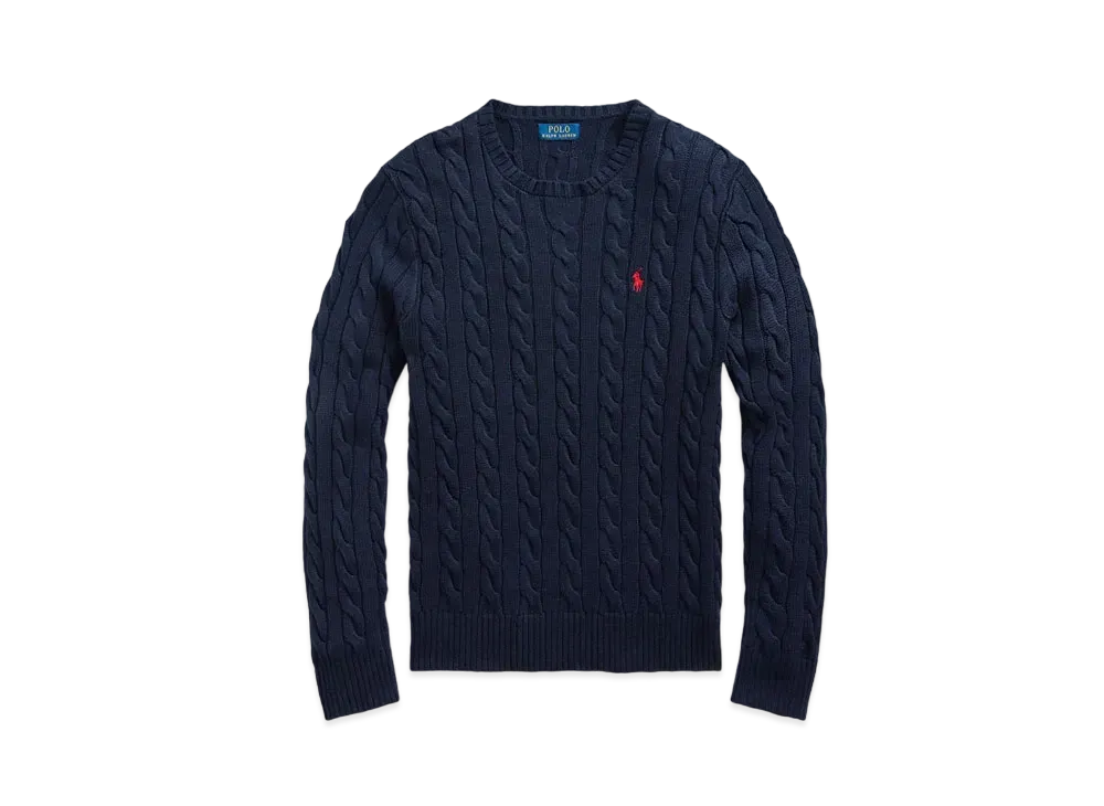 Polo Ralph Lauren Cable-Knit Cotton Sweater "Blue"
