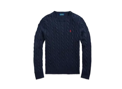 Polo Ralph Lauren Cable-Knit Cotton Sweater "Blue"