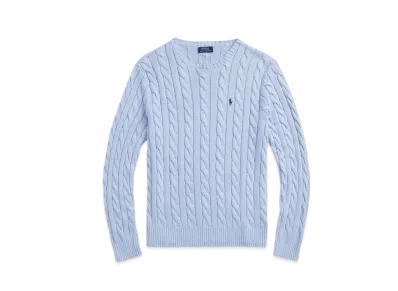 Polo Ralph Lauren Cable-Knit Cotton Sweater "Blue"