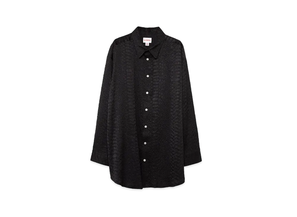 Maison MIHARA YASUHIRO Fake Python Shirt "Black"