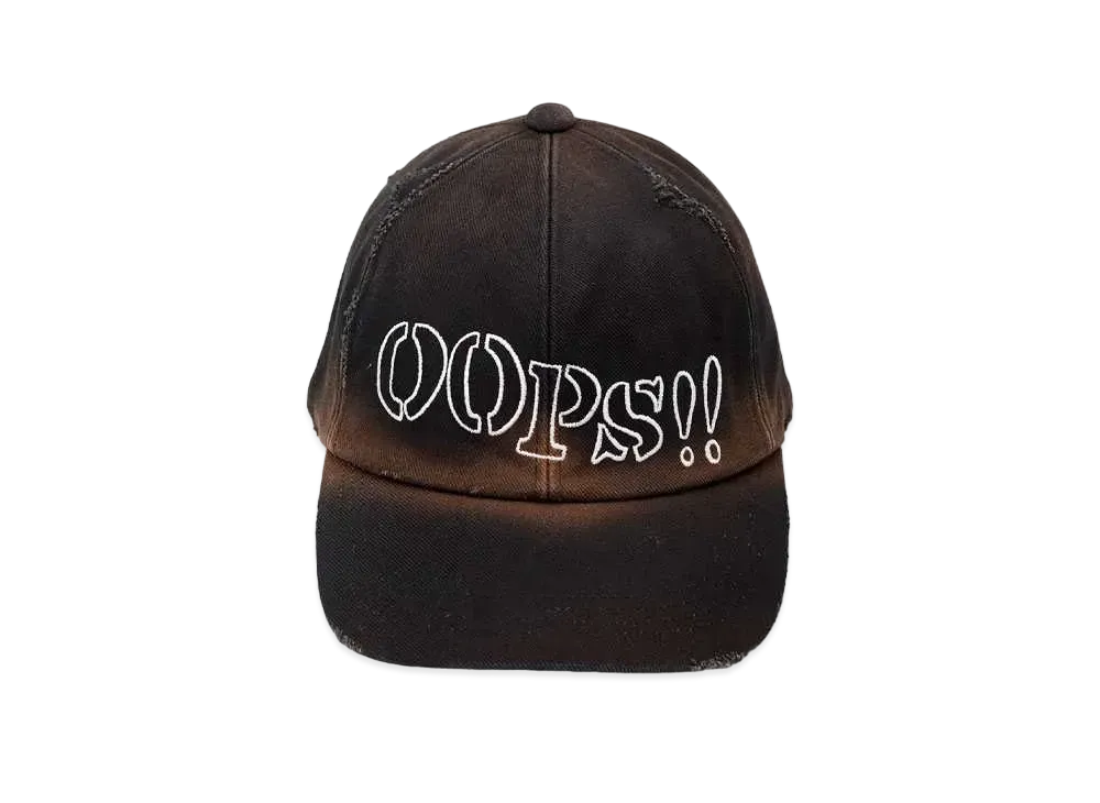 Maison MIHARA YASUHIRO OOPS Cap "Black"