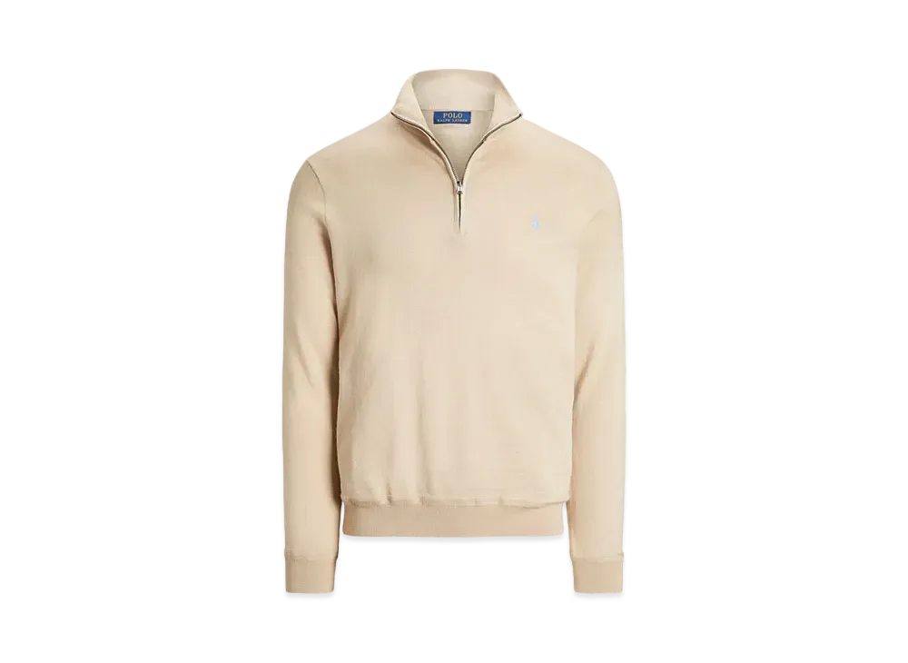 Polo Ralph Lauren Performance Quarter-Zip Sweater "Natural"