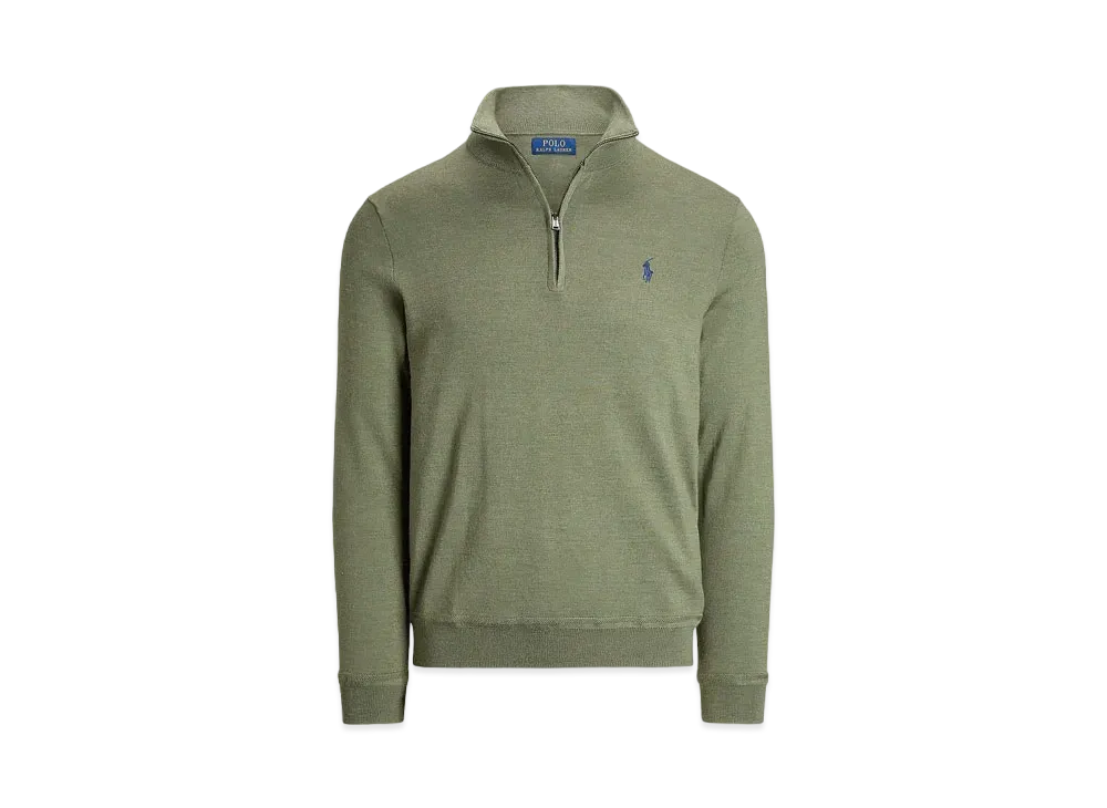 Polo Ralph Lauren Performance Quarter-Zip Sweater "Gray"