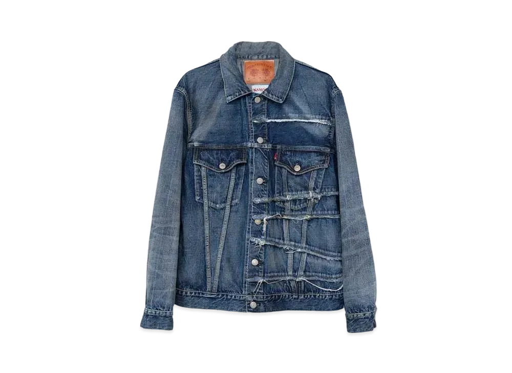 Maison MIHARA YASUHIRO FULLCOUNT x KAMIYA Switching Denim Jacket "Indigo"