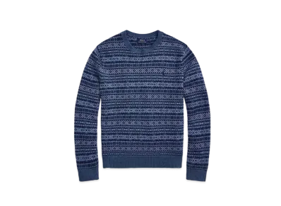 Polo Ralph Lauren Fair Isle Wool Sweater "Blue"