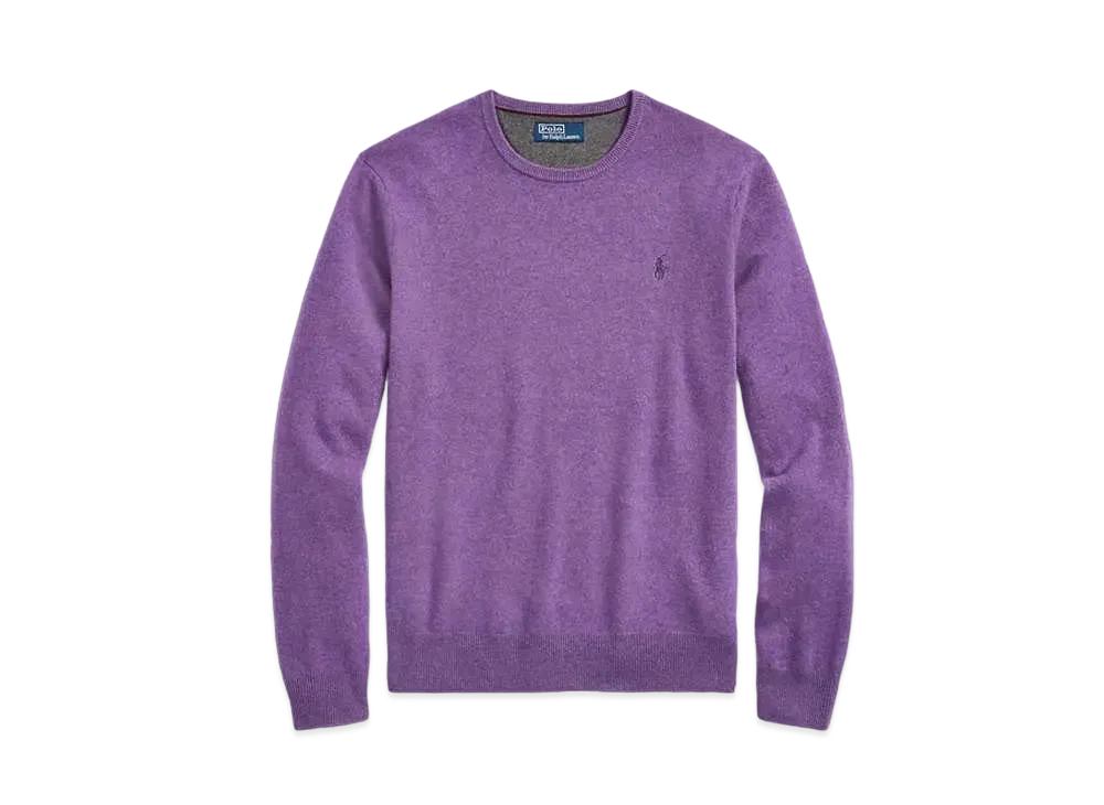 Polo Ralph Lauren Wool Cre Neck Sweater "Purple "