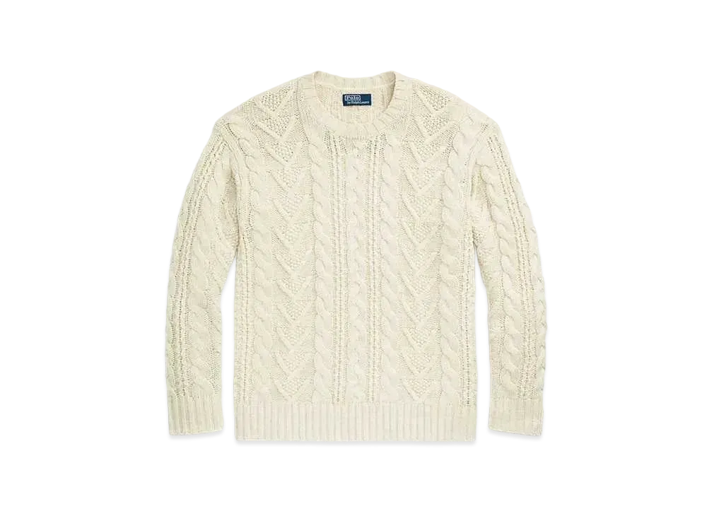 Polo Ralph Lauren Iconic Fisherman's Sweater "Natural"