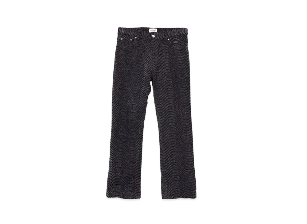 Maison MIHARA YASUHIRO Wave Denim Pants "Black"