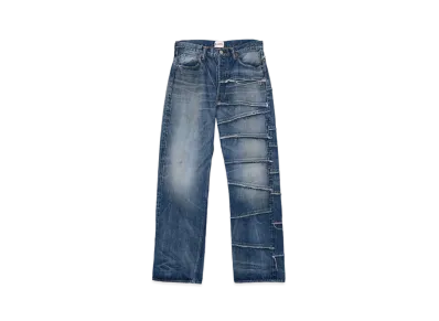 Maison MIHARA YASUHIRO FULLCOUNT x KAMIYA Switching Denim Pants "Indigo"