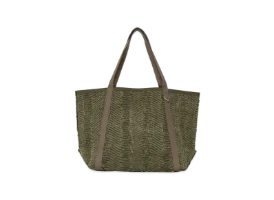 Maison MIHARA YASUHIRO Wave OX Tote Bag "Khaki"