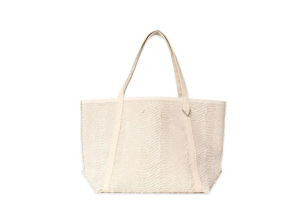 Maison MIHARA YASUHIRO Wave OX Tote Bag "White"