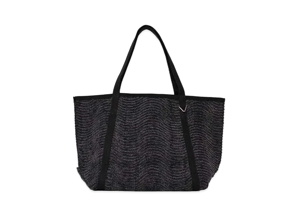 Maison MIHARA YASUHIRO Wave Denim Tote Bag "Black"