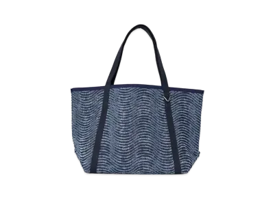 Maison MIHARA YASUHIRO Wave Denim Tote Bag "Indigo"