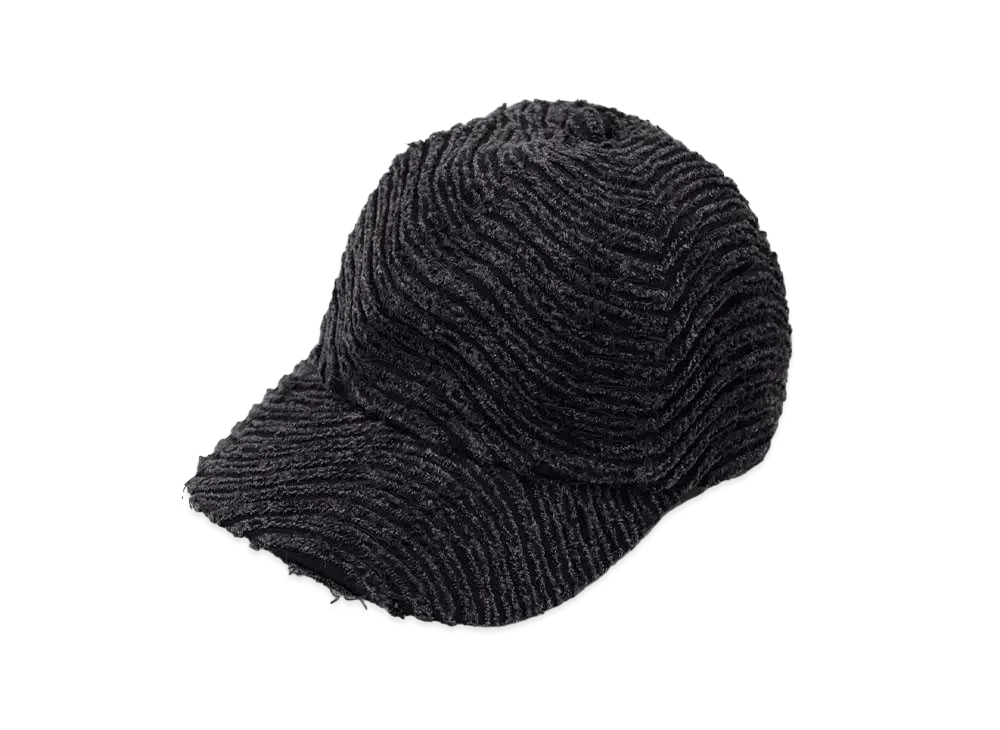 Maison MIHARA YASUHIRO Wave Denim Cap "Black"