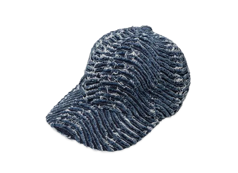 Maison MIHARA YASUHIRO Wave Denim Cap "Indigo"