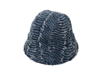 Maison MIHARA YASUHIRO Wave Denim Bucket Hat "Indigo"