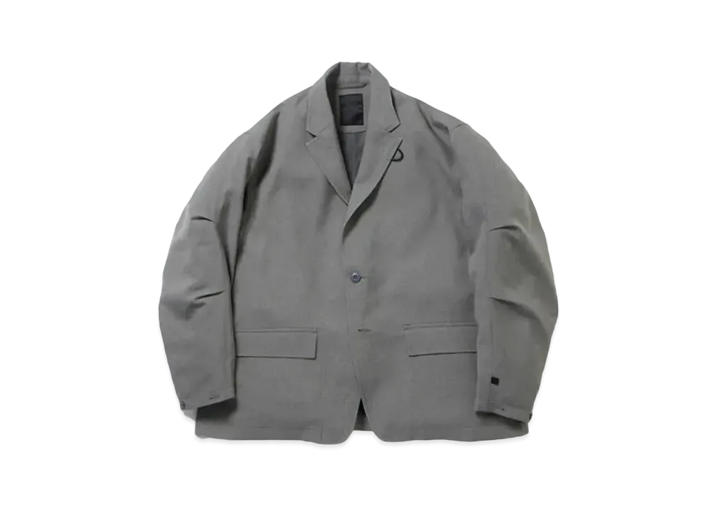 ダイワピア39 24SS W's テック ルーズ 2B ジャケット ツイル "ヘザー グレー"