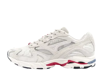 Highsnobiety × Mizuno Wave Rider 10 "Light Grey/Red"