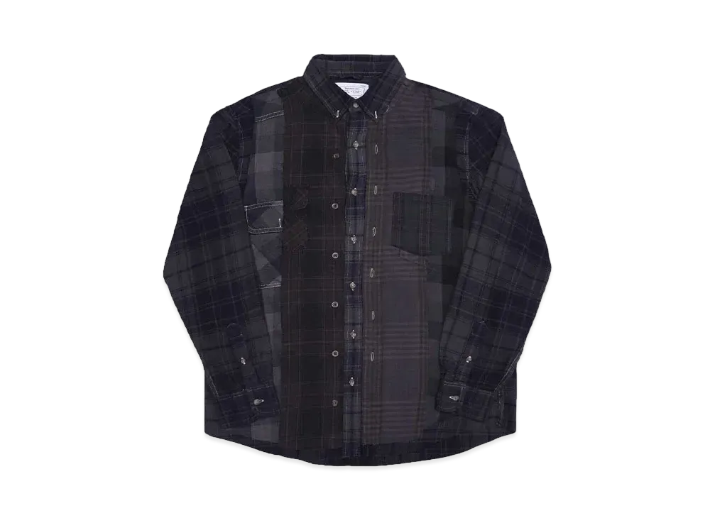 Rafu Remake shirt "BLACK DYE"