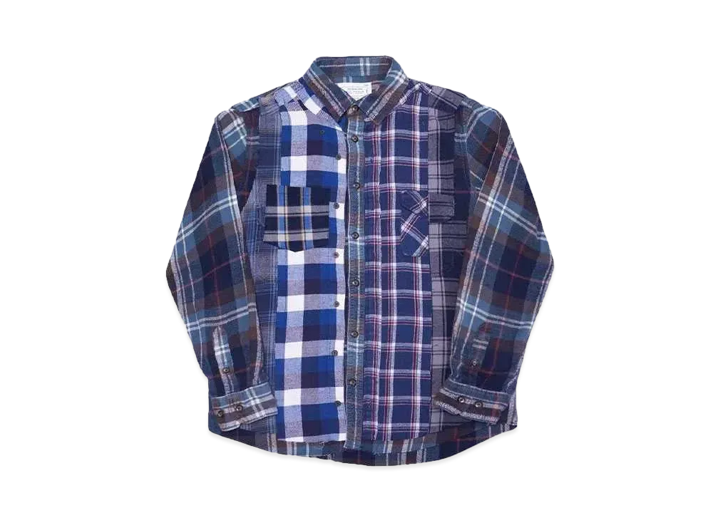 Rafu Remake shirt "BLUE"
