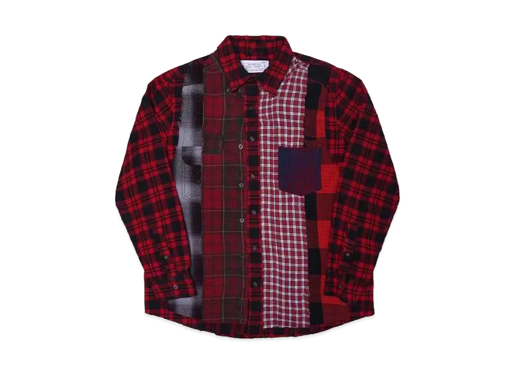 Rafu Remake shirt "BROWN or Red"