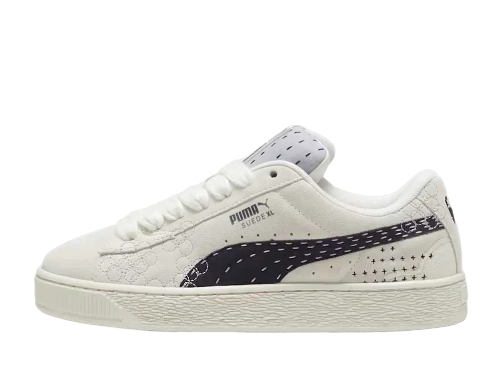 プーマ スケートボード スウェード XL スケート "ウォームホワイト/ヴェイパーグレー"