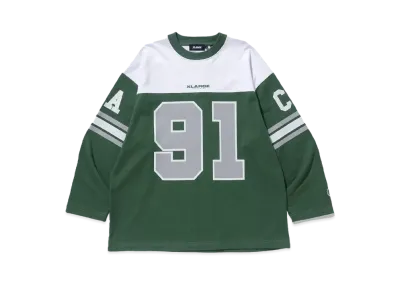 XLARGE XL FOOTBALL L/S TEE "GREEN"