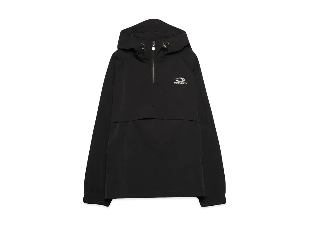 9090 Heisei Logo Nylon Anorak "Black"