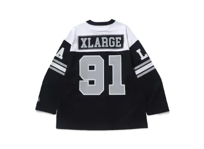 XLARGE XL FOOTBALL L/S TEE "BLACK"