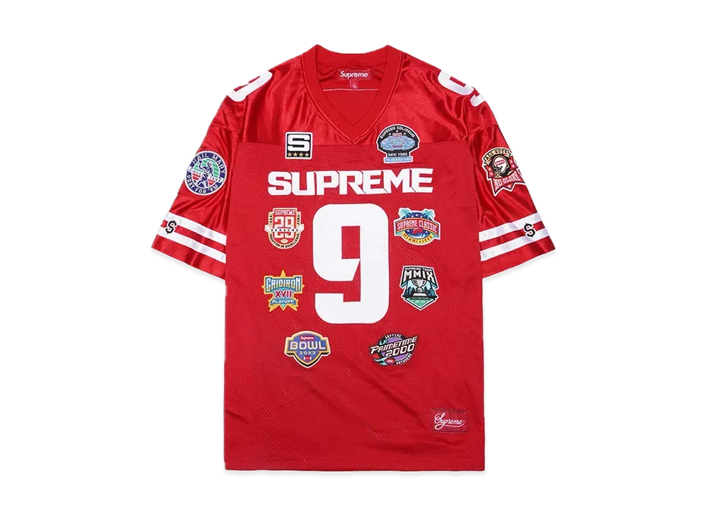 Supreme Championships Embroidered Football Jersey 