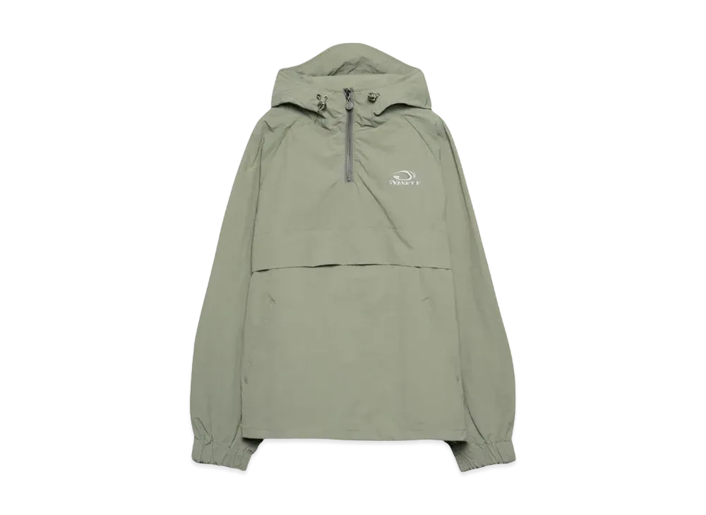 9090 Heisei Logo Nylon Anorak "Smoke Green"