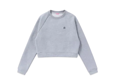 BlackEyePatch Small OG Label Raglan Crew Sweat "Heather Gray"