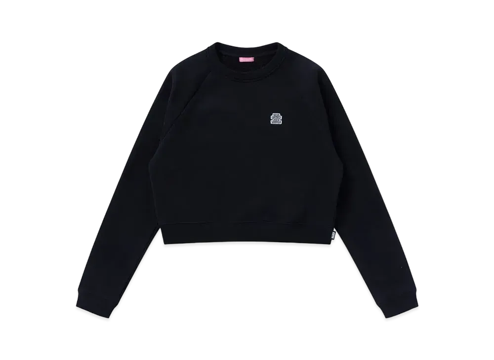 BlackEyePatch Small OG Label Raglan Crew Sweat "Black"
