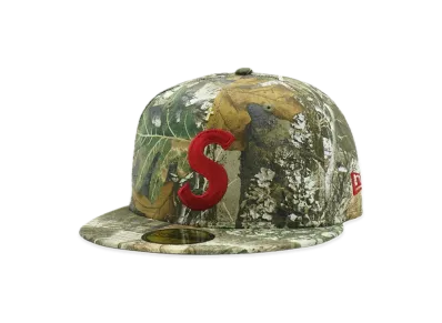 Supreme Gold Cross S Logo New Era "RealTree Camo"