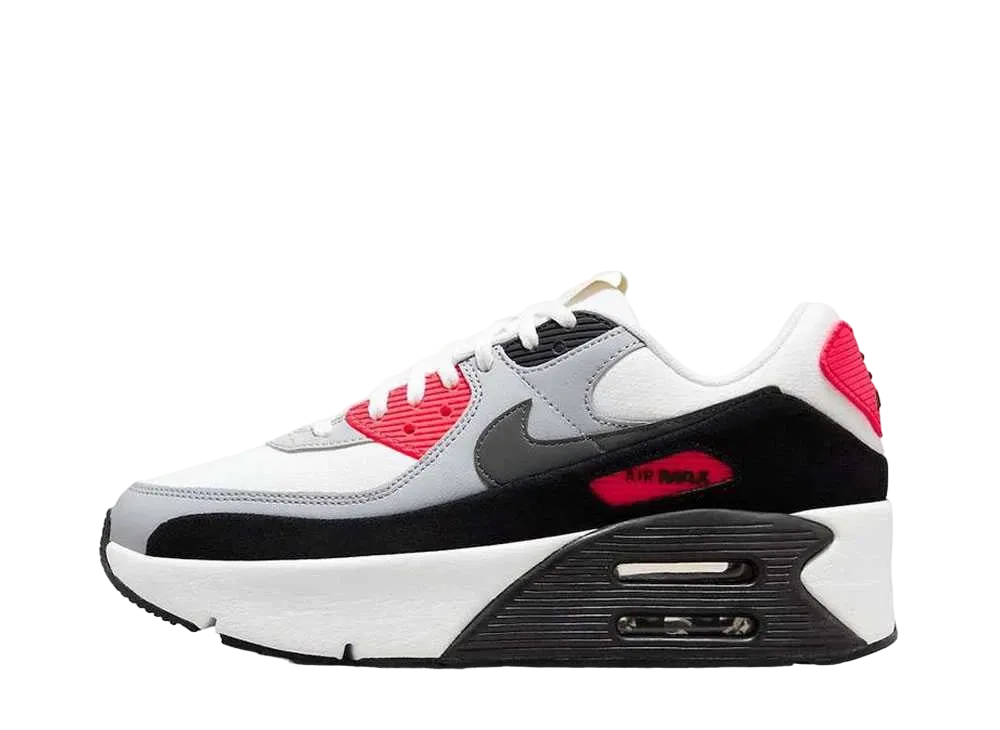 Nike Women's Air Max 90 LV8 "Summit White/Black/Wolf Grey/Smoke Grey"